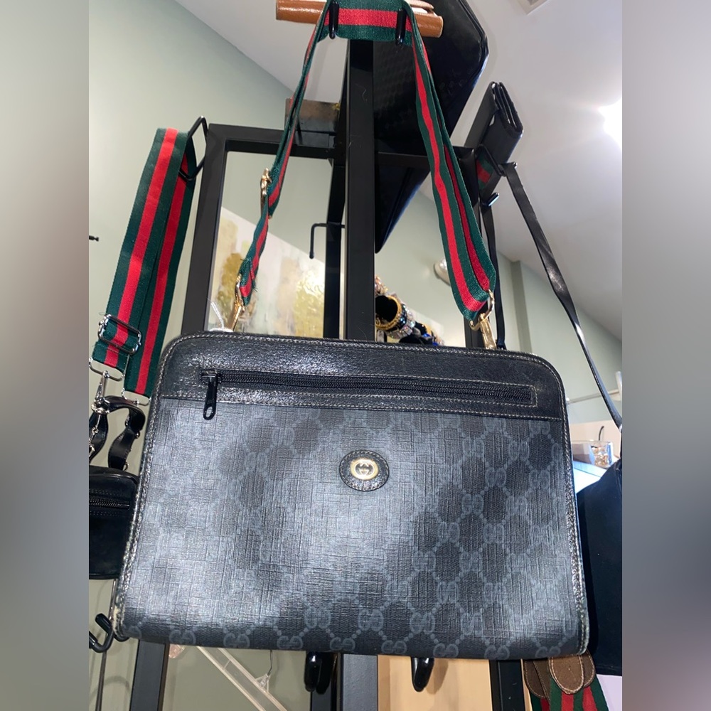 Authentic black Gucci bag